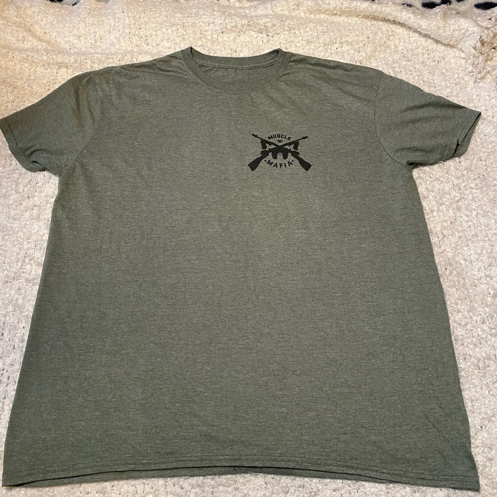 Men's Green Graphic T-Shirt